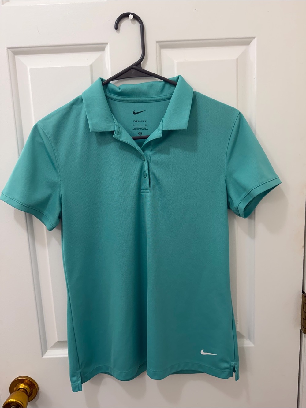 Nike Women's Teal Dri-fit Polo